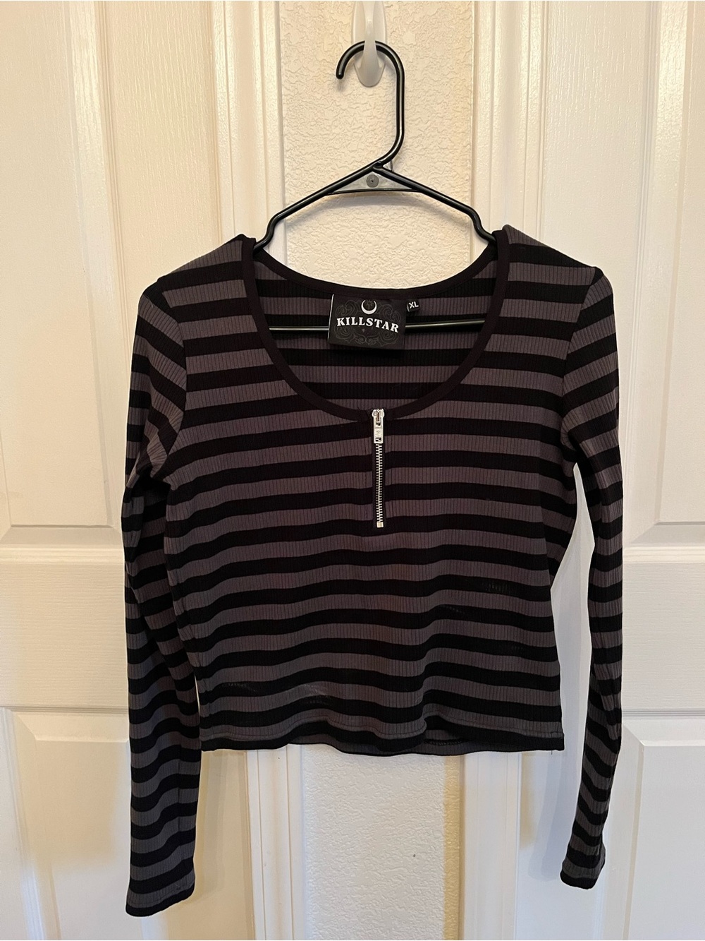 Killstar “Izora Ribbed Top” -XL